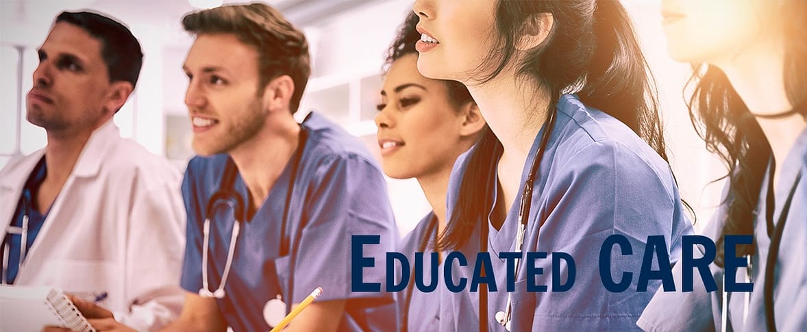 medical professionals learning; education